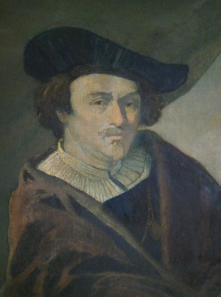 Frans Hals Original Antique 17thC Dutch Golden Age Baroque Realism Oil Painting Portrait of a Gentleman