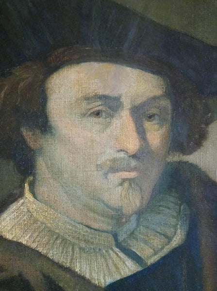 Frans Hals Original Antique 17thC Dutch Golden Age Baroque Realism Oil Painting Portrait of a Gentleman