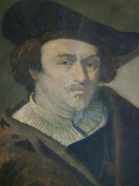 Frans Hals Original Antique 17thC Dutch Golden Age Baroque Realism Oil Painting Portrait of a Gentleman