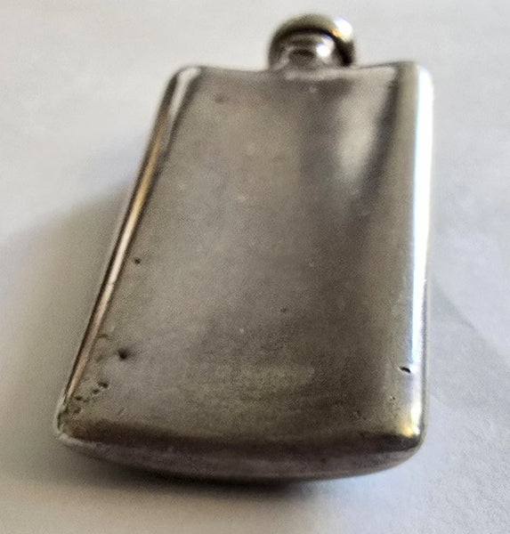 Antique Late 19th Century Blue Russian Imperial Guilloche Enamel Faberge Snuff Scent Bottle
