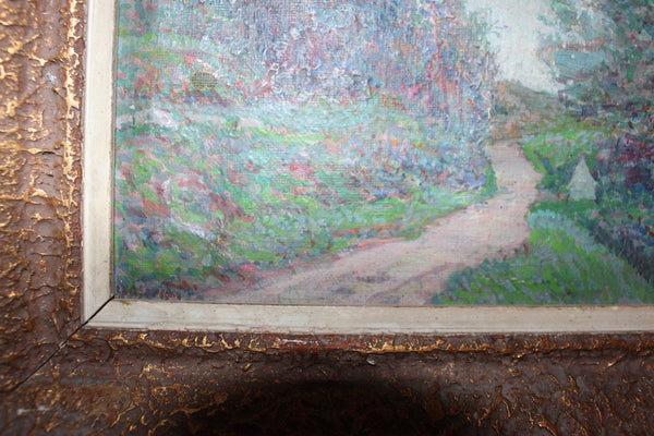 Henri Jean Guillaume Martin Original Vintage Antique French Impressionist Landscape European Oil Painting