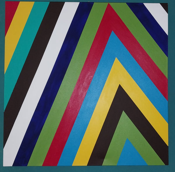 Howard Mehring Original Abstract Expressionism Hard-edge Washinton Color School Magna Acrylic 2 Painting Set 1968