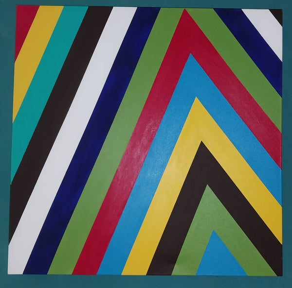 Howard Mehring Original Abstract Expressionism Hard-edge Washinton Color School Magna Acrylic 2 Painting Set 1968