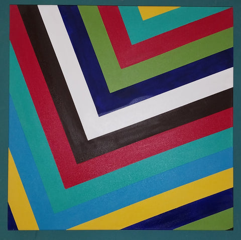 Howard Mehring Original Abstract Expressionism Hard-edge Washinton Color School Magna Acrylic 2 Painting Set 1968