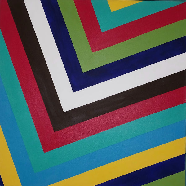 Howard Mehring Original Abstract Expressionism Hard-edge Washinton Color School Magna Acrylic 2 Painting Set 1968