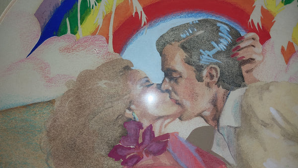 Jon Whitcomb Original Vintage American Illustration Gouache Mixed Media Painting