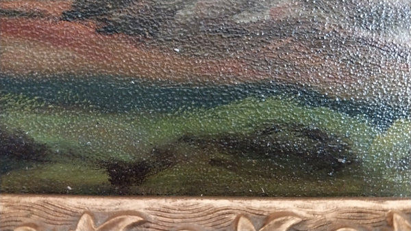 Winslow Homer Original Antique 19th Century American Realism Seascape Marine Oil Painting on Academy Board Maine Shore