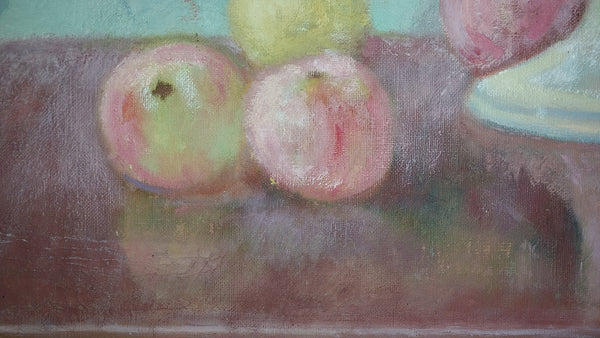 Mabel Alvarez Original Vintage Group of 8 California Progressive Still Life Impressionism Oil Painting