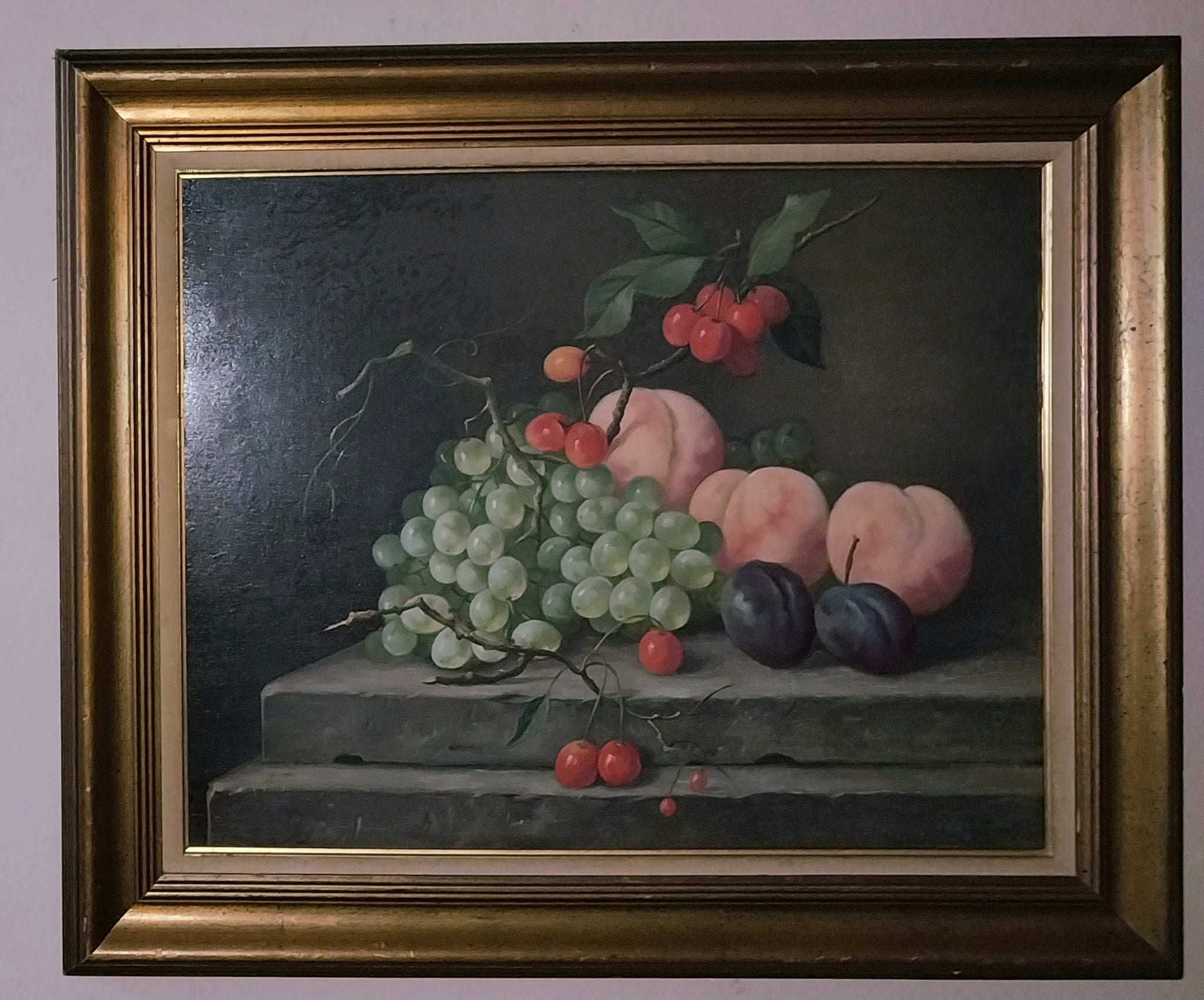 Jan Frederik Johannes Nagtegaal Original Vintage Dutch Realism Still Life Oil Painting