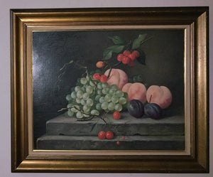 Jan Frederik Johannes Nagtegaal Original Vintage Dutch Realism Still Life Oil Painting