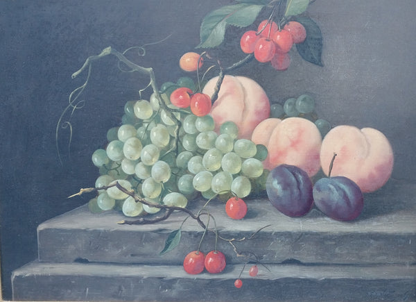 Jan Frederik Johannes Nagtegaal Original Vintage Dutch Realism Still Life Oil Painting