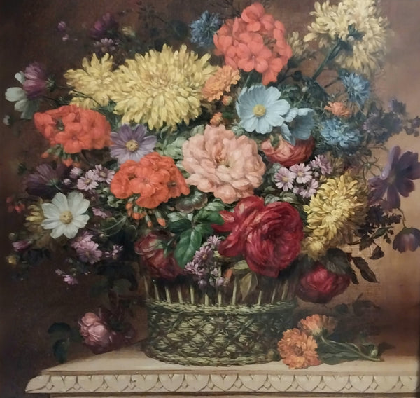 Theodore Clement Steele Original Antique Hoosier Indiana American Impressionist Still Life Oil Painting