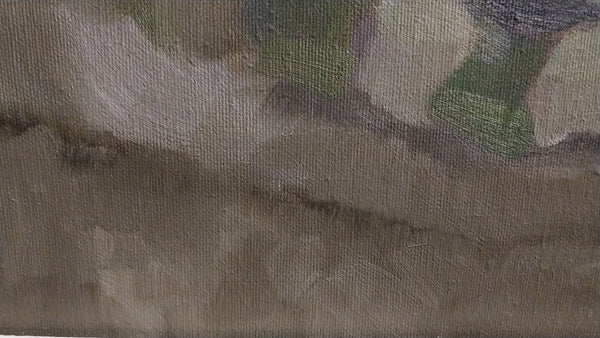 Michael James Andrews Original Vintage Modern London School Nude Composition Oil Painting