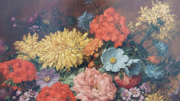 Theodore Clement Steele Original Antique Hoosier Indiana American Impressionist Still Life Oil Painting