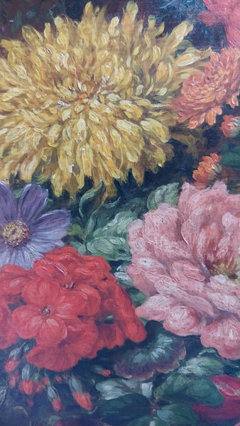 Theodore Clement Steele Original Antique Hoosier Indiana American Impressionist Still Life Oil Painting