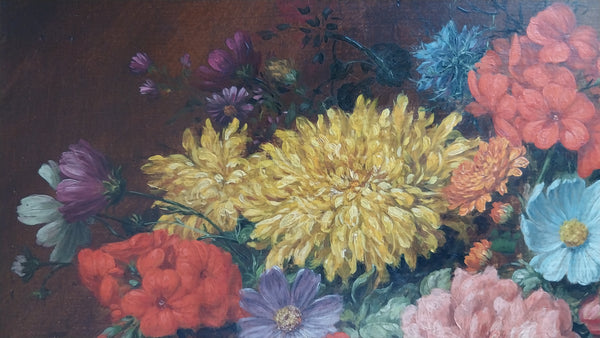 Theodore Clement Steele Original Antique Hoosier Indiana American Impressionist Still Life Oil Painting