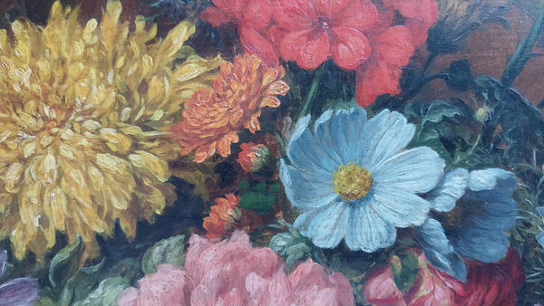 Theodore Clement Steele Original Antique Hoosier Indiana American Impressionist Still Life Oil Painting