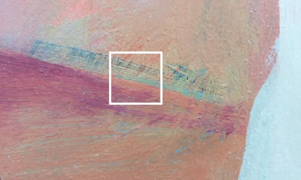James Northrup Weeks Original Vintage SF Bay Area Figurative Seated Nude Magna Acrylic Painting