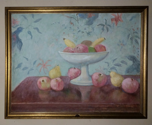 Mabel Alvarez Original Vintage Group of 8 California Progressive Still Life Impressionism Oil Painting