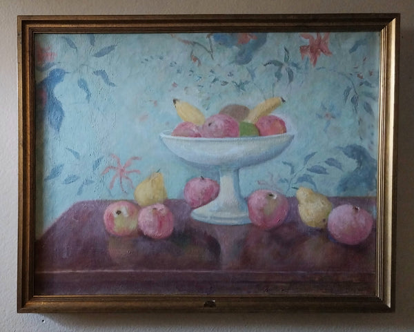 Mabel Alvarez Original Vintage Group of 8 California Progressive Still Life Impressionism Oil Painting