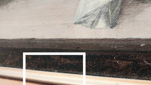 Alberta Binford McCloskey Original California Still Life Tissue Paper Wrapped Tangerine Oranges Lady Apples Antique American Oil Painting