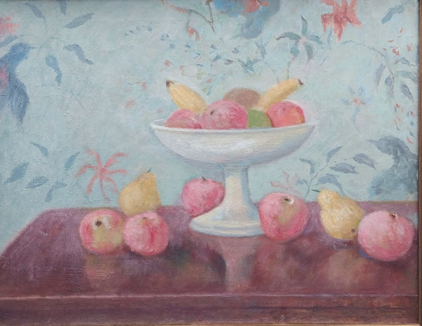 Mabel Alvarez Original Vintage Group of 8 California Progressive Still Life Impressionism Oil Painting