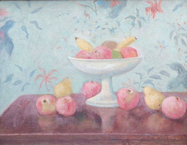 Mabel Alvarez Original Vintage Group of 8 California Progressive Still Life Impressionism Oil Painting