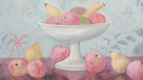 Mabel Alvarez Original Vintage Group of 8 California Progressive Still Life Impressionism Oil Painting