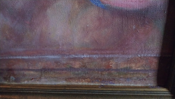 Mabel Alvarez Original Vintage Group of 8 California Progressive Still Life Impressionism Oil Painting