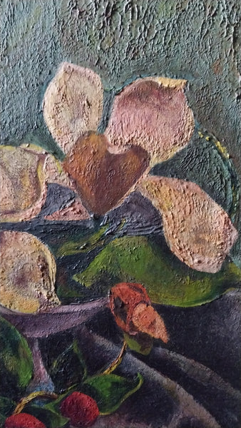 Jackson Pollock Very Early Original Vintage 1929 Avant Garde Still Life Oil Painting Study Samovar Tiare Tahiti Manual Arts High School LA CA