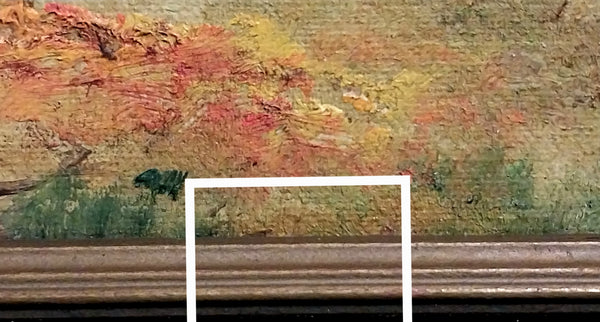 Theodore Clement Steele Original Antique California Plein Air Impressionism Landscape Oil Painting