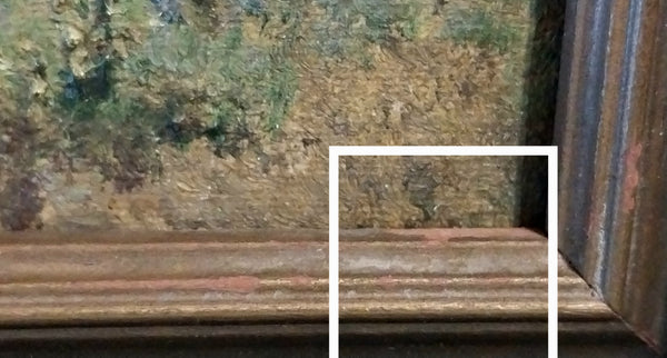 Theodore Clement Steele Original Antique California Plein Air Impressionism Landscape Oil Painting