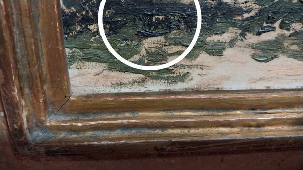 Benjamin Chambers Brown Vintage Antique Original California Plein Air Impressionist Oil Painting San Gabriel Mission