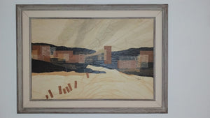 Bradley Walker Tomlin Original Irascibles NY Abstract Expressionism Lyrical Mix Media Oil Painting