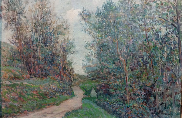 Henri Jean Guillaume Martin Original Vintage Antique French Impressionist Landscape European Oil Painting