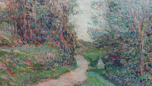 Henri Jean Guillaume Martin Original Vintage Antique French Impressionist Landscape European Oil Painting