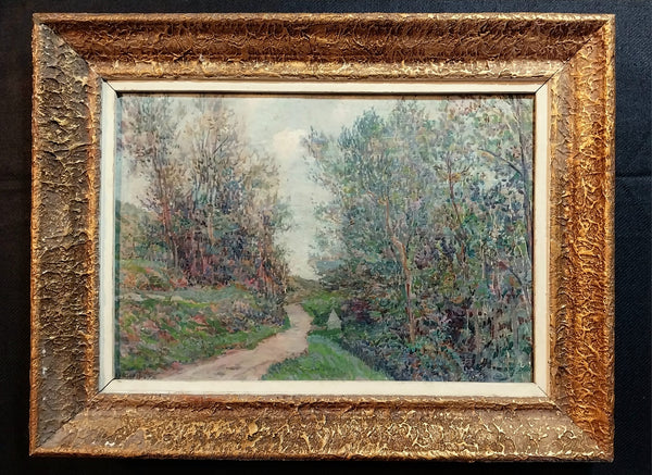 Henri Jean Guillaume Martin Original Vintage Antique French Impressionist Landscape European Oil Painting