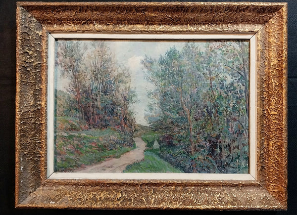 Henri Jean Guillaume Martin Original Vintage Antique French Impressionist Landscape European Oil Painting