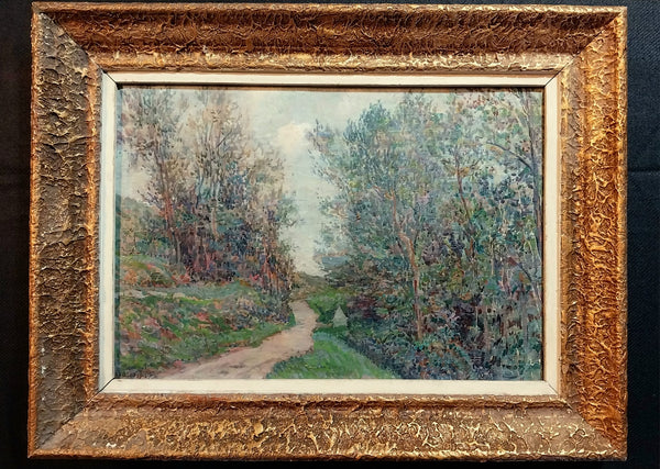 Henri Jean Guillaume Martin Original Vintage Antique French Impressionist Landscape European Oil Painting