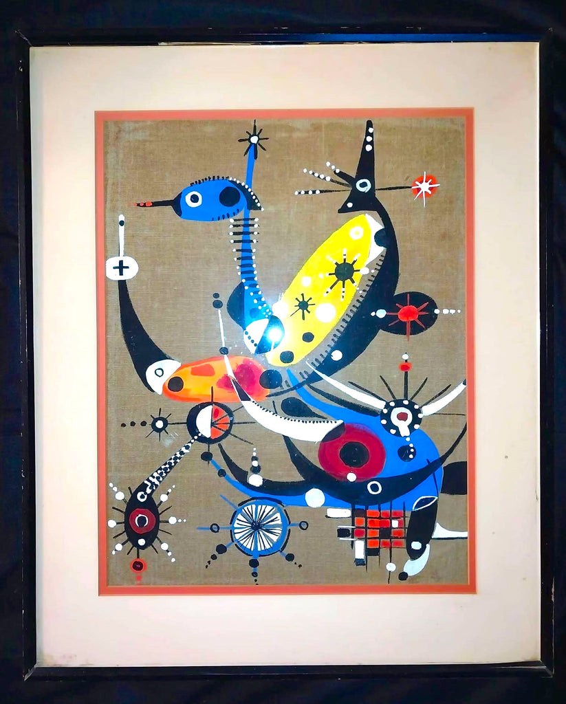 Miro Insects Joan Miró Original Vintage Surreal Birds Abstract Pictorial Signs Comp ...