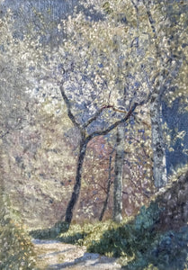 Pierre Bonnard Original Early 20th Century Antique French Art Nouveau Avant- Garde Post Impressionist Les Nabis Countryside Paysage Landscape Fine Art Oil Painting