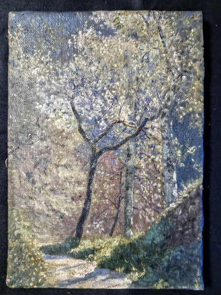 Pierre Bonnard Original Antique French Art Nouveau Avant Garde Post Impressionist Les Nabis Paysage Landscape Oil Painting