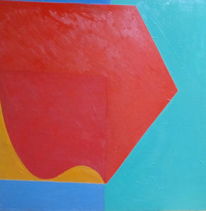 Sol LeWitt Original Vintage Hard Edge Contemporary Post Painterly Abstraction Abstract Minimalism American NY Modernism Gouache on Canvas Father of Conceptual Art Minimalism Painting