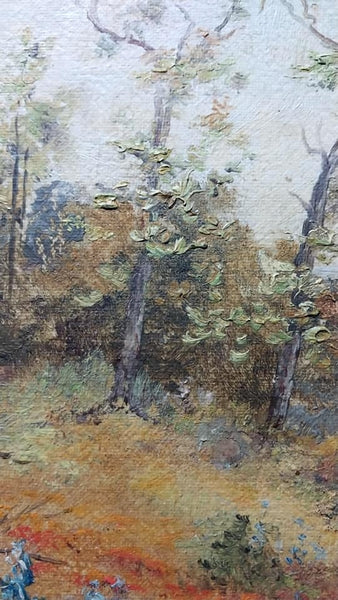 Theodore Clement Steele Original Antique California Plein Air Impressionism Landscape Oil Painting