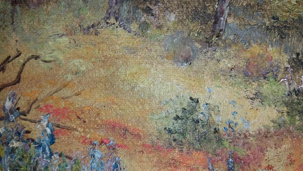 Theodore Clement Steele Original Antique California Plein Air Impressionism Landscape Oil Painting