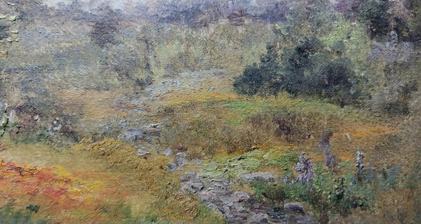 Theodore Clement Steele Original Antique California Plein Air Impressionism Landscape Oil Painting