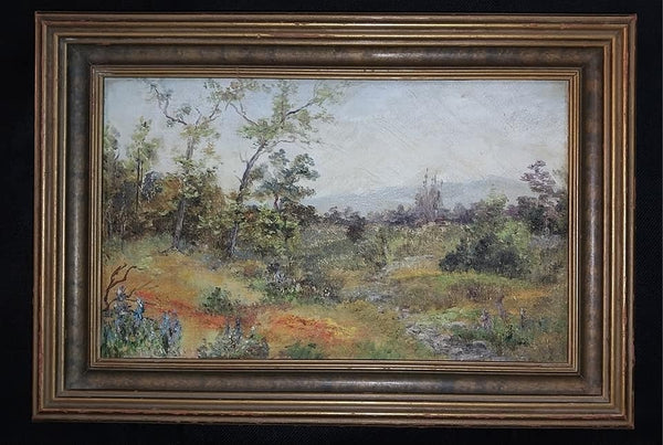 Theodore Clement Steele Original Antique California Plein Air Impressionism Landscape Oil Painting