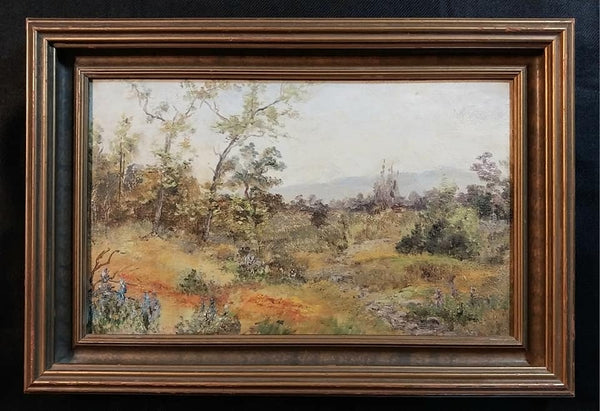 Theodore Clement Steele Original Antique California Plein Air Impressionism Landscape Oil Painting