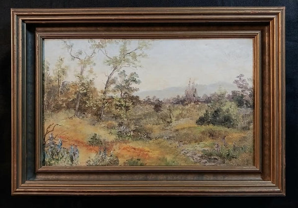 Theodore Clement Steele Original Antique California Plein Air Impressionism Landscape Oil Painting