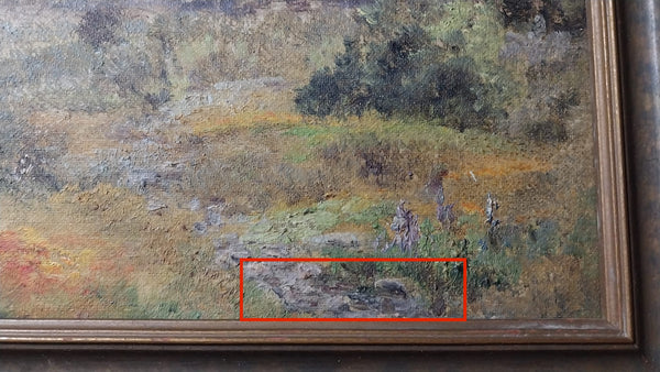 Theodore Clement Steele Original Antique California Plein Air Impressionism Landscape Oil Painting